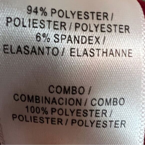 NWT Maison Tara Crushed Velvet Baby Doll Cherry Red Dress Size 24W Wedding Prom - Picture 11 of 11